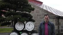 At Yoichi distillery