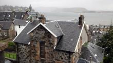 View from the B&B window in Oban